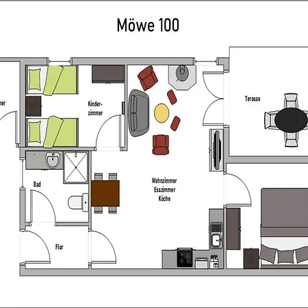 Double With Terrace In The Mirow